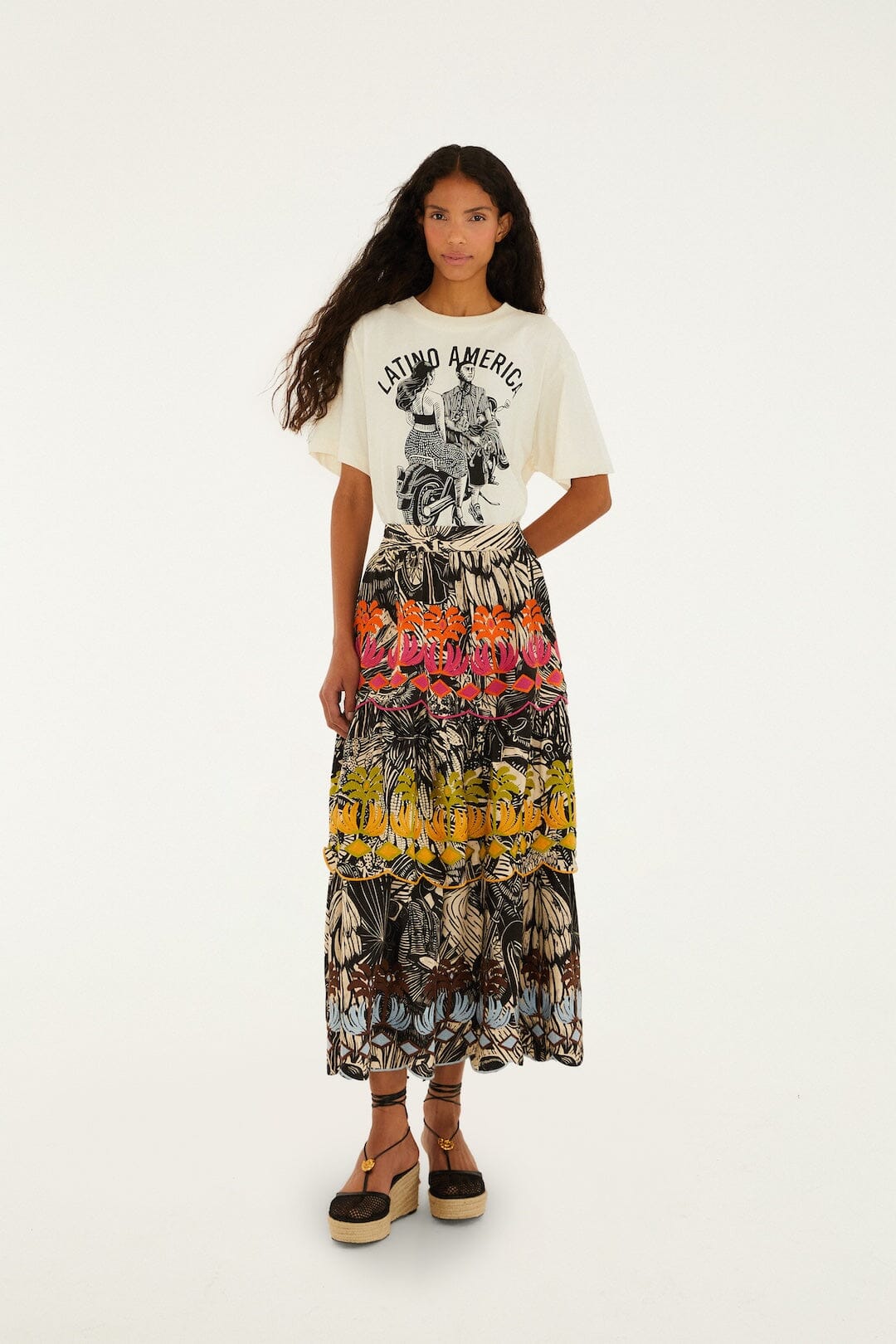 Off-White Latino Americana Organic Cotton T-Shirt