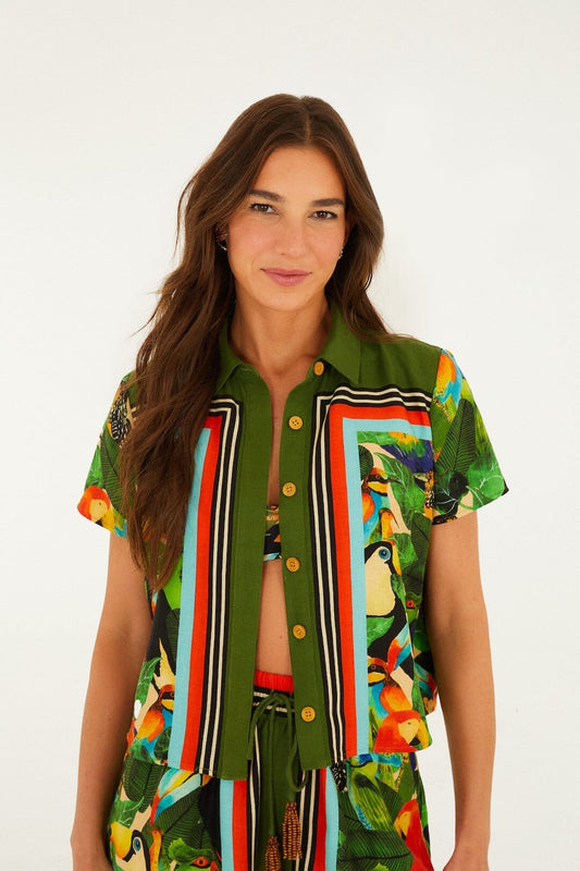 Bird Leaves Shirt