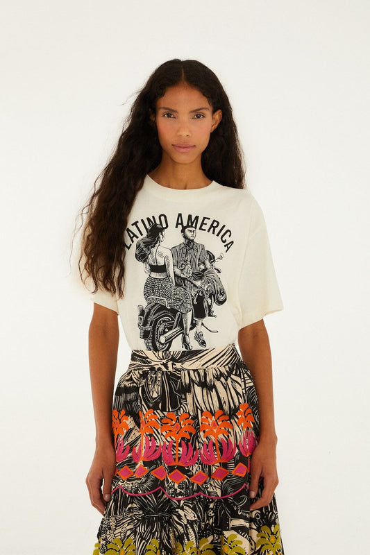 Off-White Latino Americana Organic Cotton T-Shirt